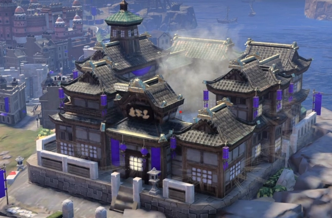 Vista in-game del Dogo Onsen en Civilization VII
