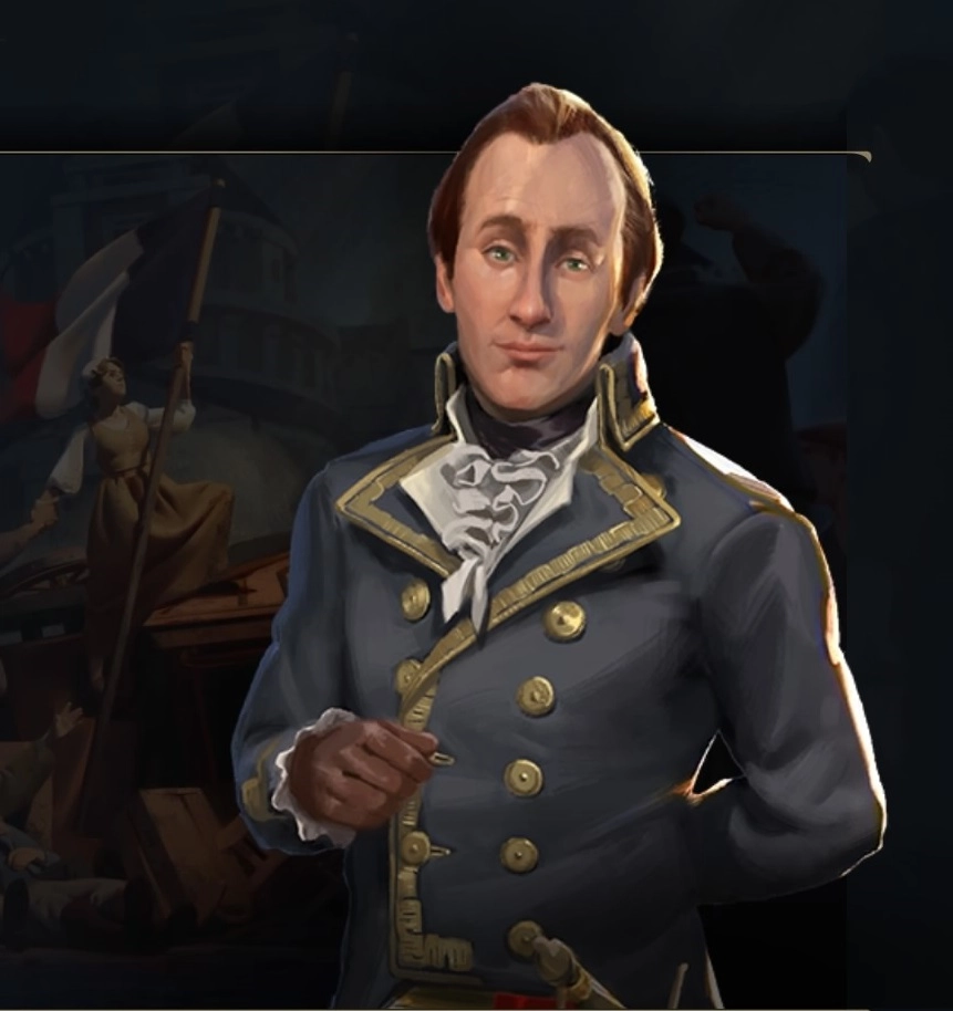Lafayette, Líder en Civilization VII